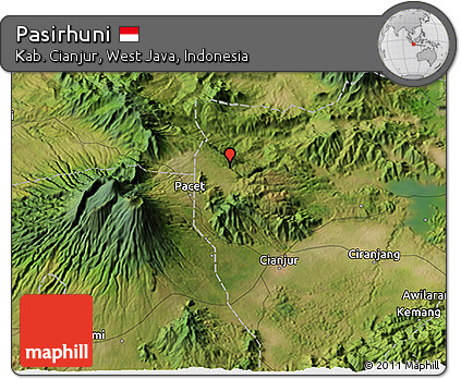 Satellite 3D Map of Pasirhuni