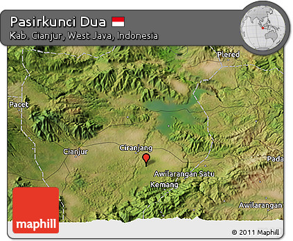 Satellite 3D Map of Pasirkunci Dua