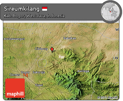 Satellite 3D Map of Sireumkilang