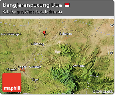 Satellite 3D Map of Bangjaranpucung Dua