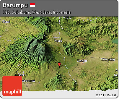 Satellite 3D Map of Barumpu
