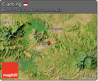 Satellite 3D Map of Cianting