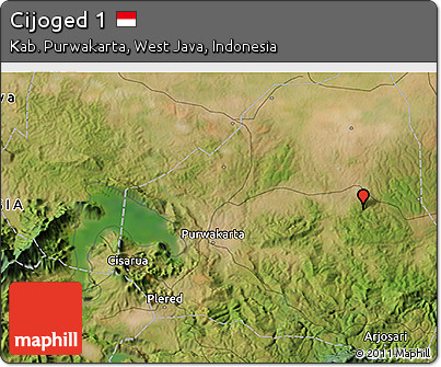 Satellite 3D Map of Cijoged 1