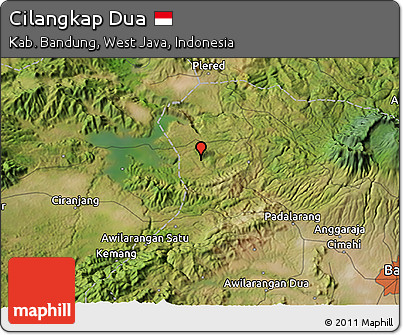 Satellite 3D Map of Cilangkap Dua
