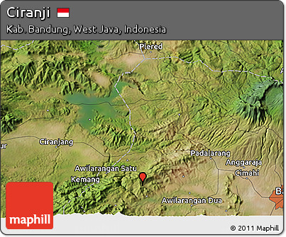 Satellite 3D Map of Ciranji