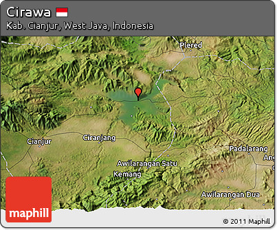 Satellite 3D Map of Cirawa