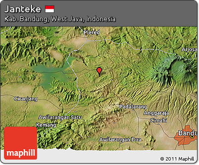 Satellite 3D Map of Janteke
