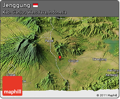 Satellite 3D Map of Jenggung