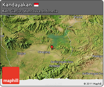 Satellite 3D Map of Kandayakan