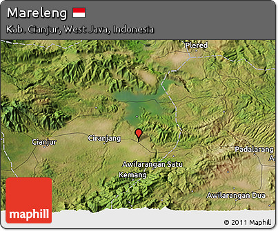 Satellite 3D Map of Mareleng