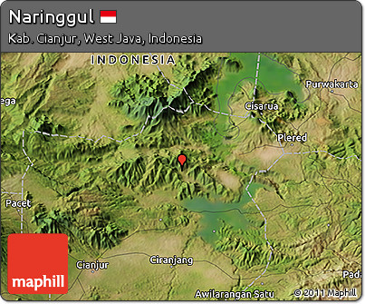 Satellite 3D Map of Naringgul