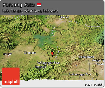 Satellite 3D Map of Pareang Satu