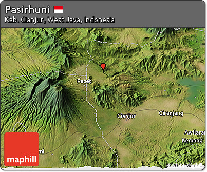 Satellite 3D Map of Pasirhuni