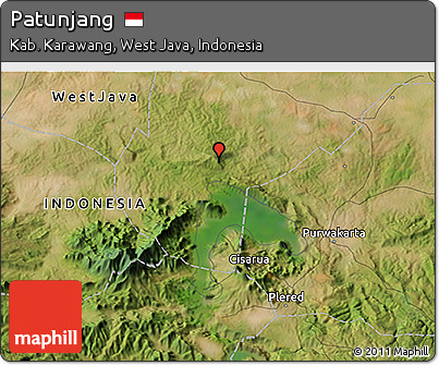 Satellite 3D Map of Patunjang