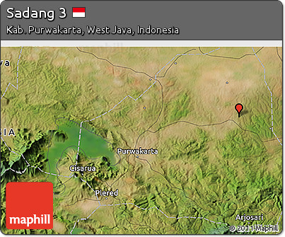 Satellite 3D Map of Sadang 3