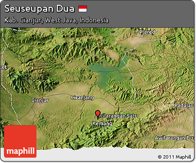 Satellite 3D Map of Seuseupan Dua