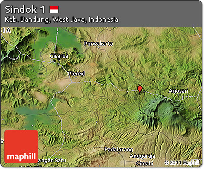 Satellite 3D Map of Sindok 1