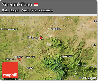 Satellite 3D Map of Sireumkilang