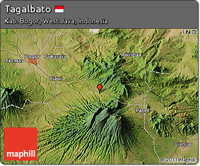 Satellite 3D Map of Tagalbato