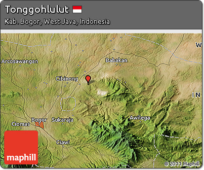 Satellite 3D Map of Tonggohlulut