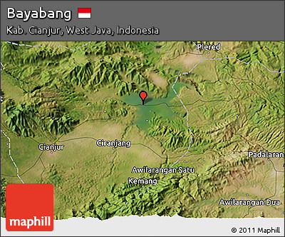 Satellite 3D Map of Bayabang