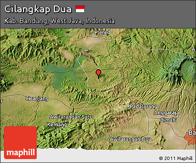 Satellite 3D Map of Cilangkap Dua