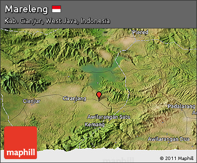 Satellite 3D Map of Mareleng