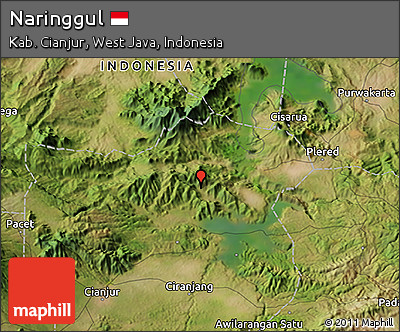 Satellite 3D Map of Naringgul