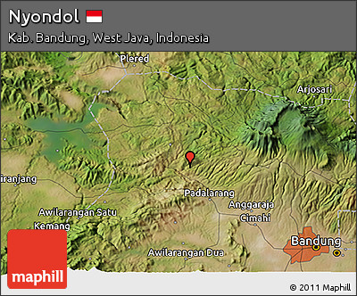Satellite 3D Map of Nyondol