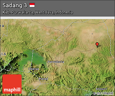 Satellite 3D Map of Sadang 3
