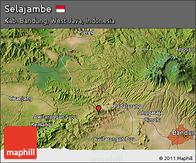Satellite 3D Map of Selajambe