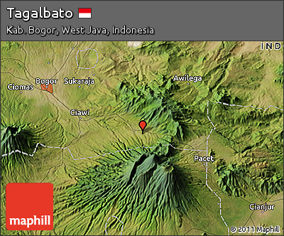 Satellite 3D Map of Tagalbato