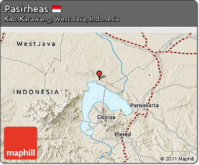 Shaded Relief 3D Map of Pasirheas