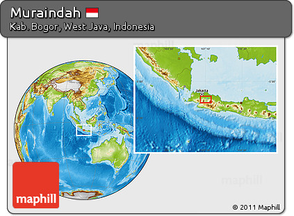Physical Location Map of Muraindah