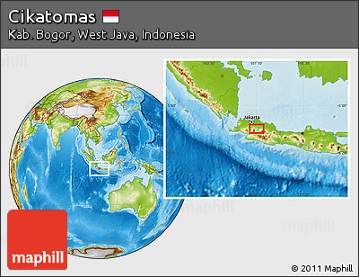 Physical Location Map of Cikatomas