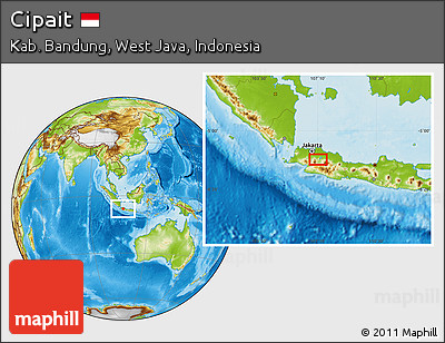 Physical Location Map of Cipait