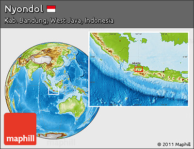 Physical Location Map of Nyondol