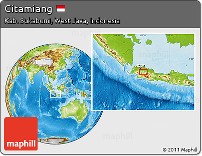 Physical Location Map of Citamiang