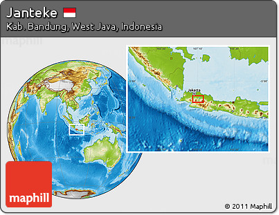 Physical Location Map of Janteke