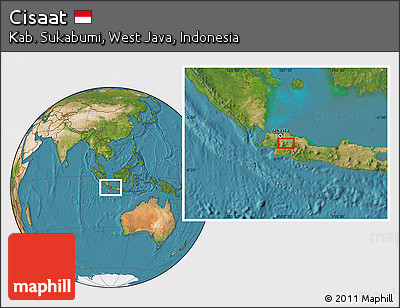 Satellite Location Map of Cisaat