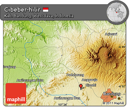 Physical Map of Cibeber-hilir