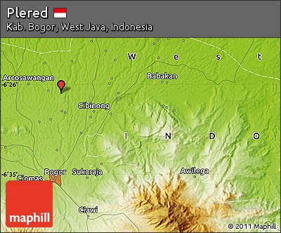 Physical Map of Plered