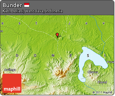 Physical Map of Bunder
