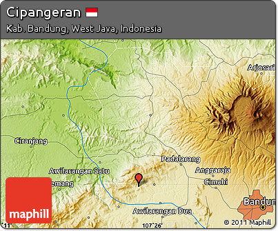 Physical Map of Cipangeran