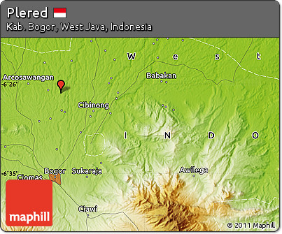 Physical Map of Plered