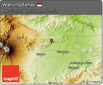 Physical Map of Warungdanas