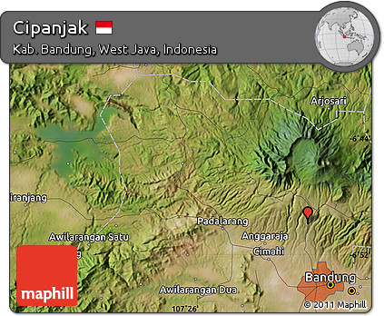 Satellite Map of Cipanjak