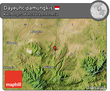 Satellite Map of Dayeuhcipamungkis