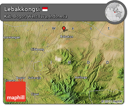 Satellite Map of Lebakkongsi