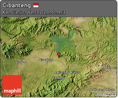 Satellite Map of Cibanteng
